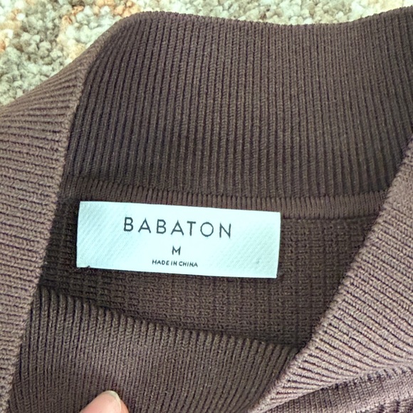 Brown Ribbed Top - Picture 2 of 2